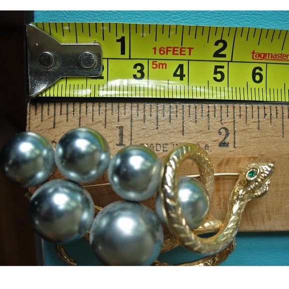 BROOCHES PINS FOUR SNAKE Fine - Picture 15 of 16